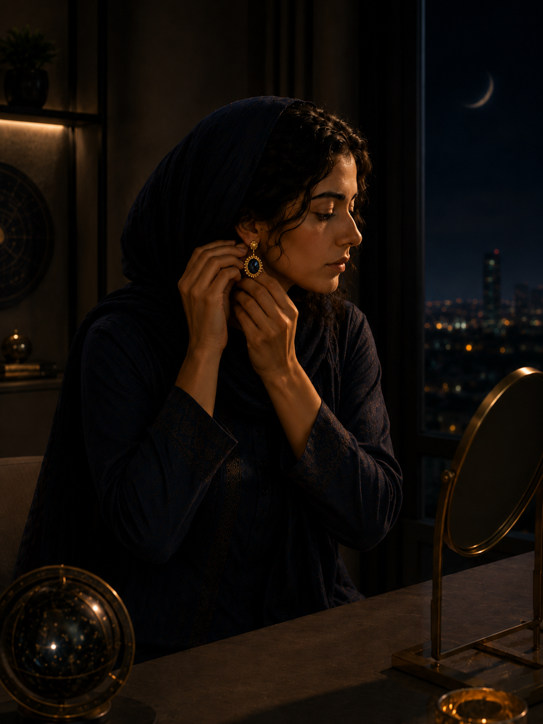 گوشواره ماه تولد