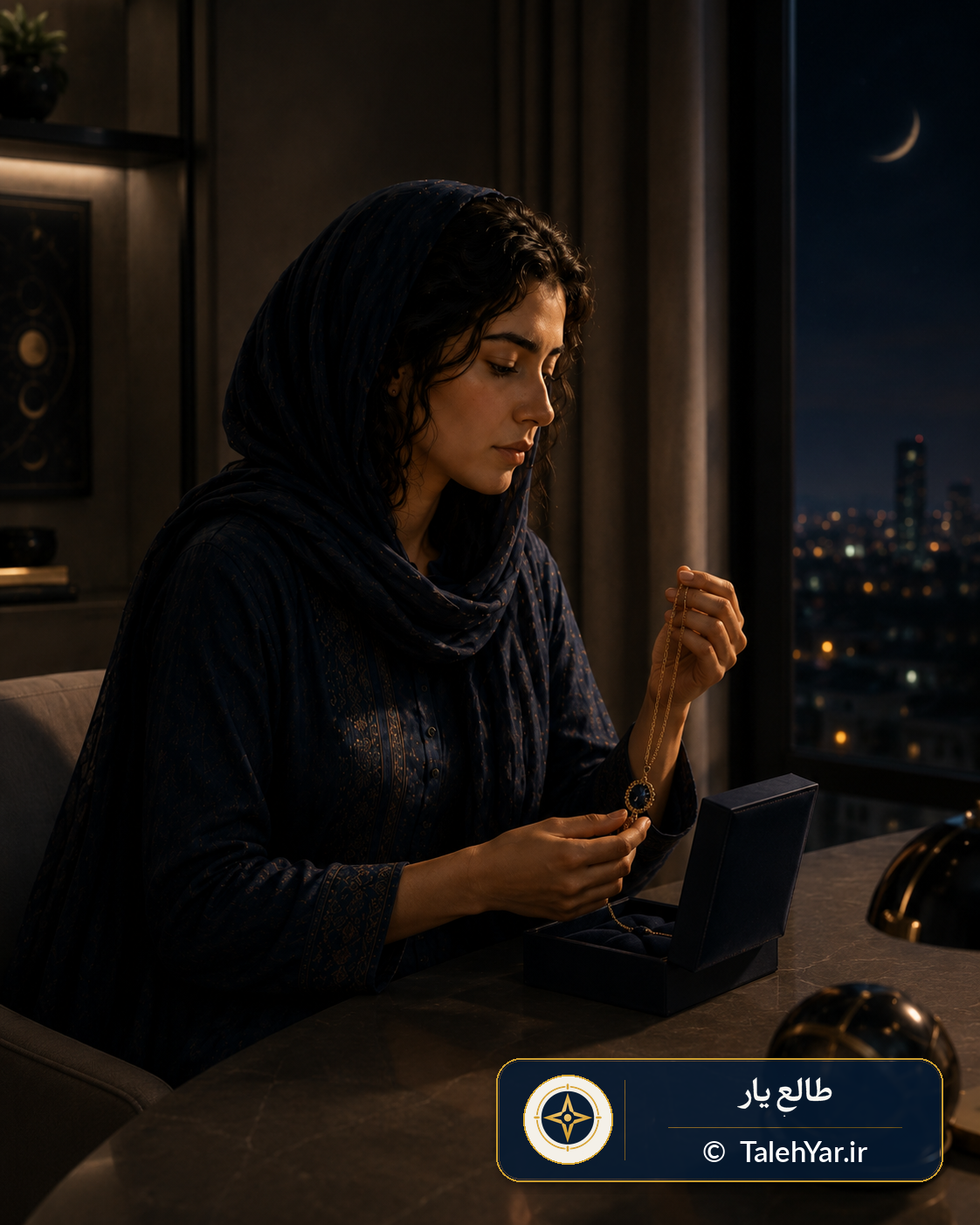 گردنبند ماه تولد